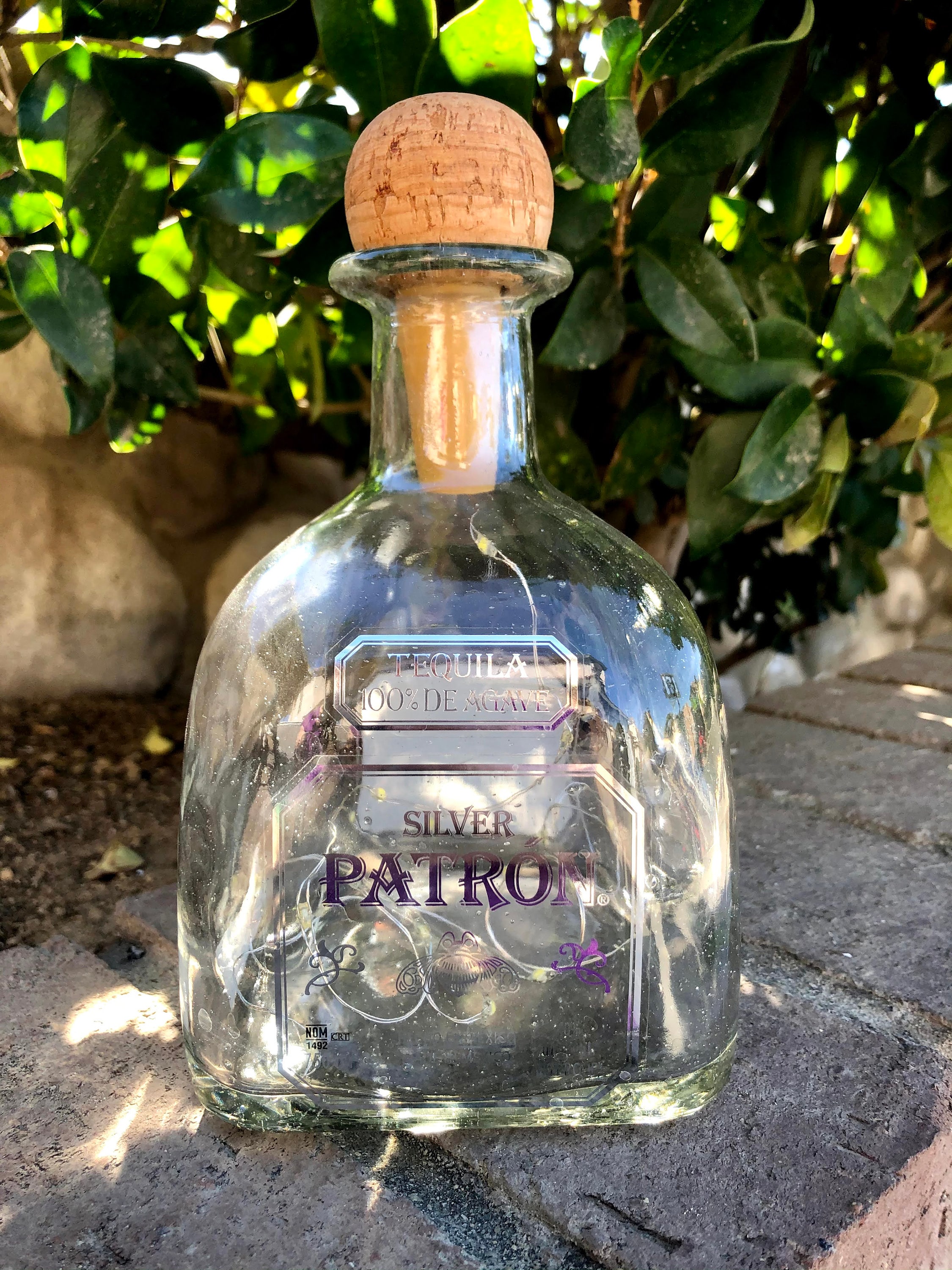 Patron / Don Julio / Casamigos Tequila Bottle With String Fairy Lights / Lighted Liquor Bottle