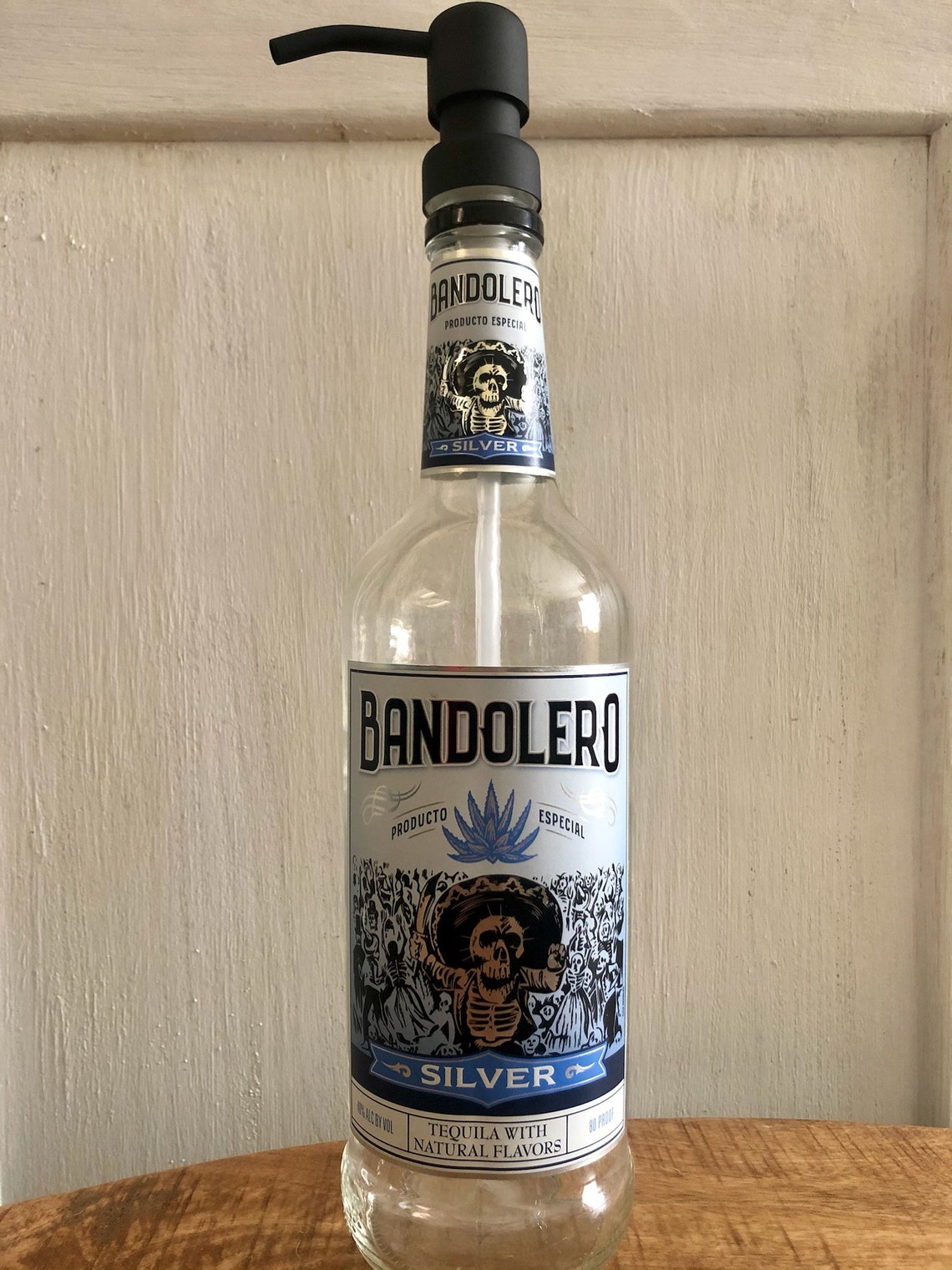 Bandolero Tequila Soap or hand sanitizer Pump / Dispenser / Etsy
