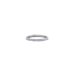 Half Eternity Ring in 925 Silver with 1.5mm Moissanite image 6