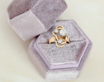 vintage wedding ring box