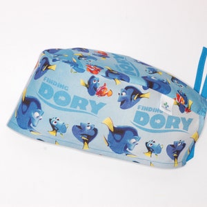 Finding Dory surgical cap with straps for doctors, nurses, dentists