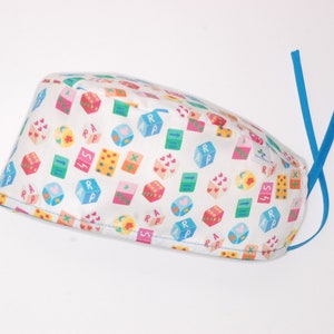 Operating room cap Ágatha Ruiz Dados with ribbons for doctor, dentist, nurse, veterinarian, midwife