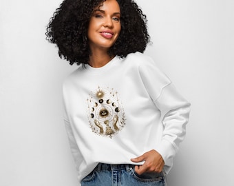 Organic round-neck sweater for women