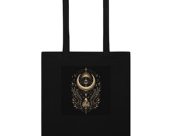Cotton bag with long handles
