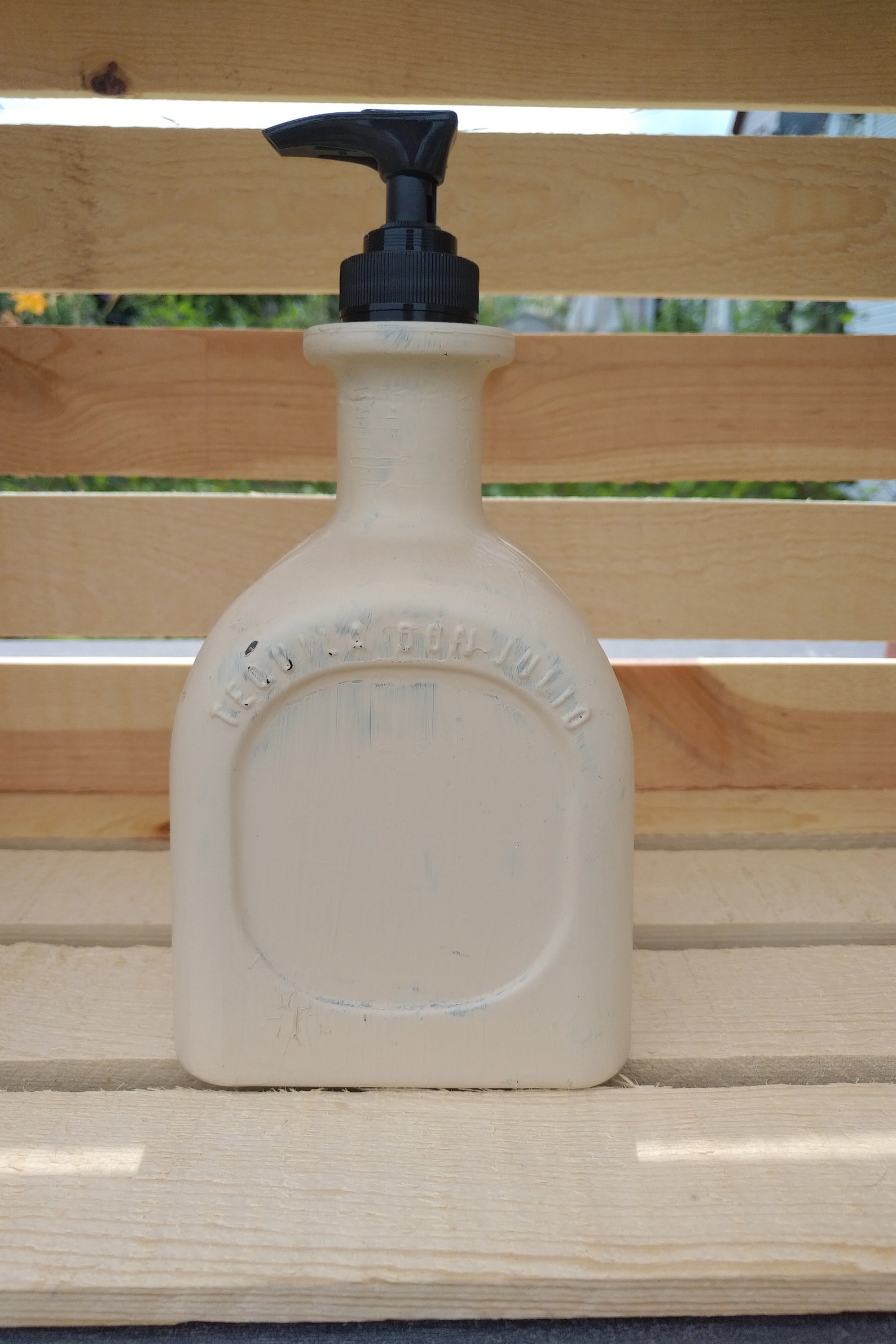 Cream Soap Dispenser Etsy