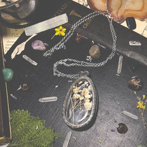 Dried Flower Terrarium Necklace