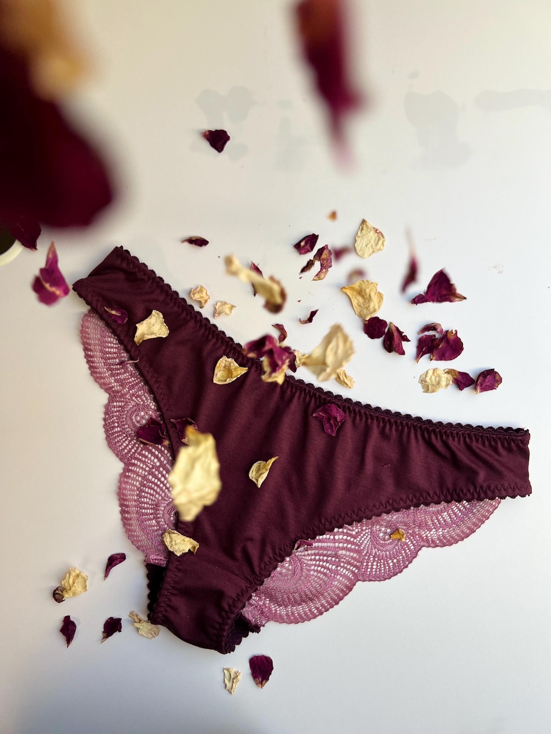 Burgundy Lace Panties Floral Print See Through Panties Low Rise Sexy burgundy-lace-panties-floral-print-see-through-panties-low-rise-sexy