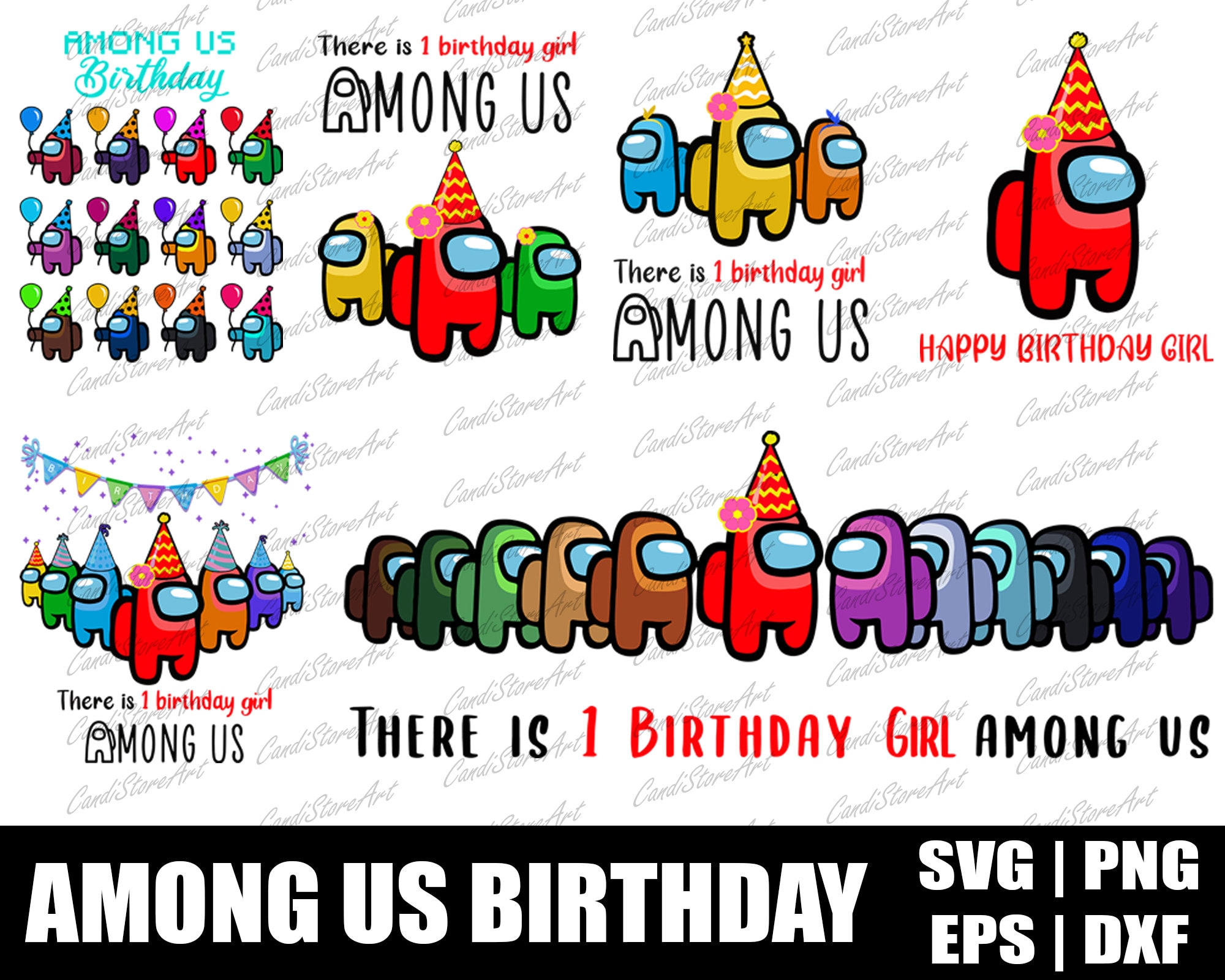 Free Free Birthday Among Us Svg 822 SVG PNG EPS DXF File