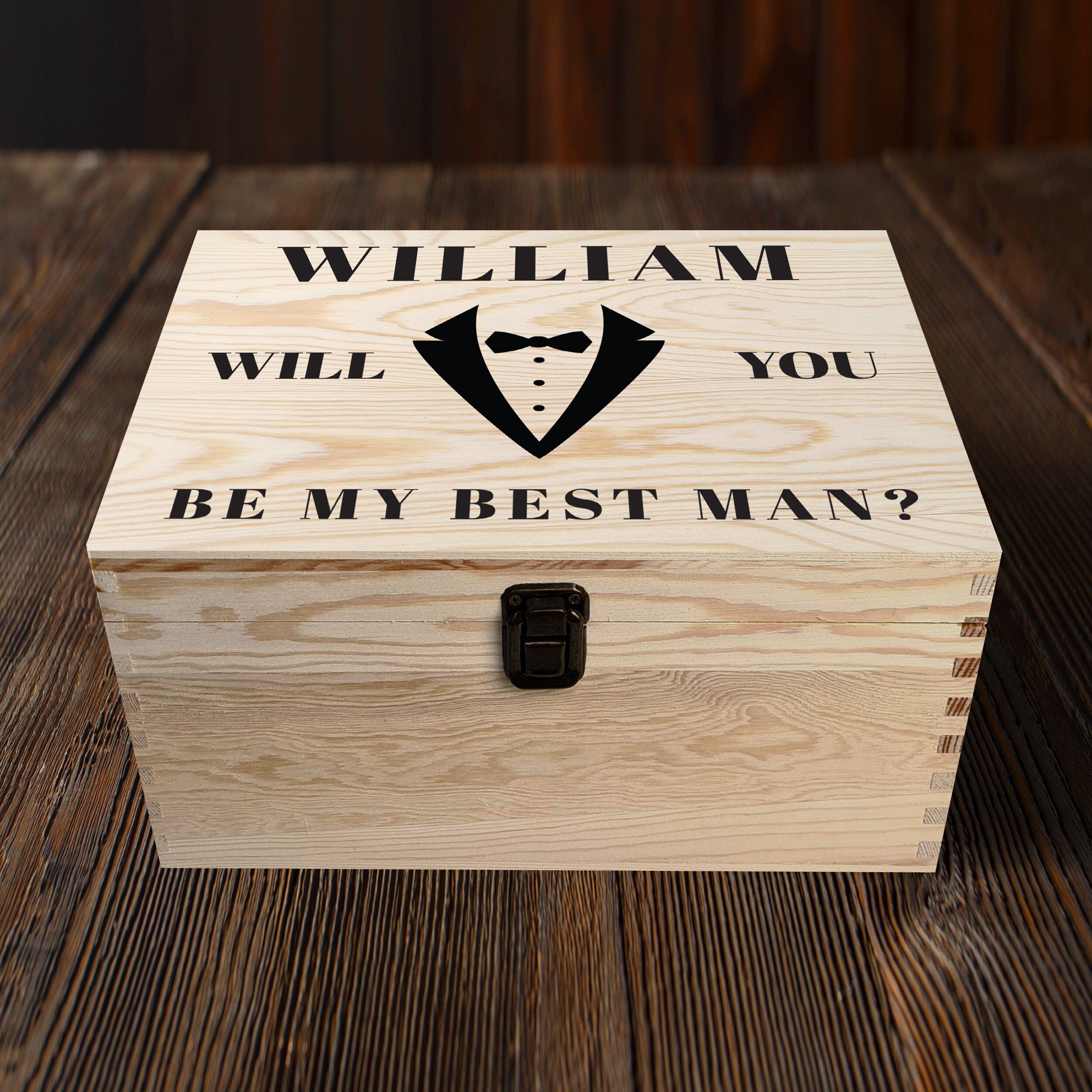 Will you be my best man Keepsake Box Best Man Gift Box Etsy