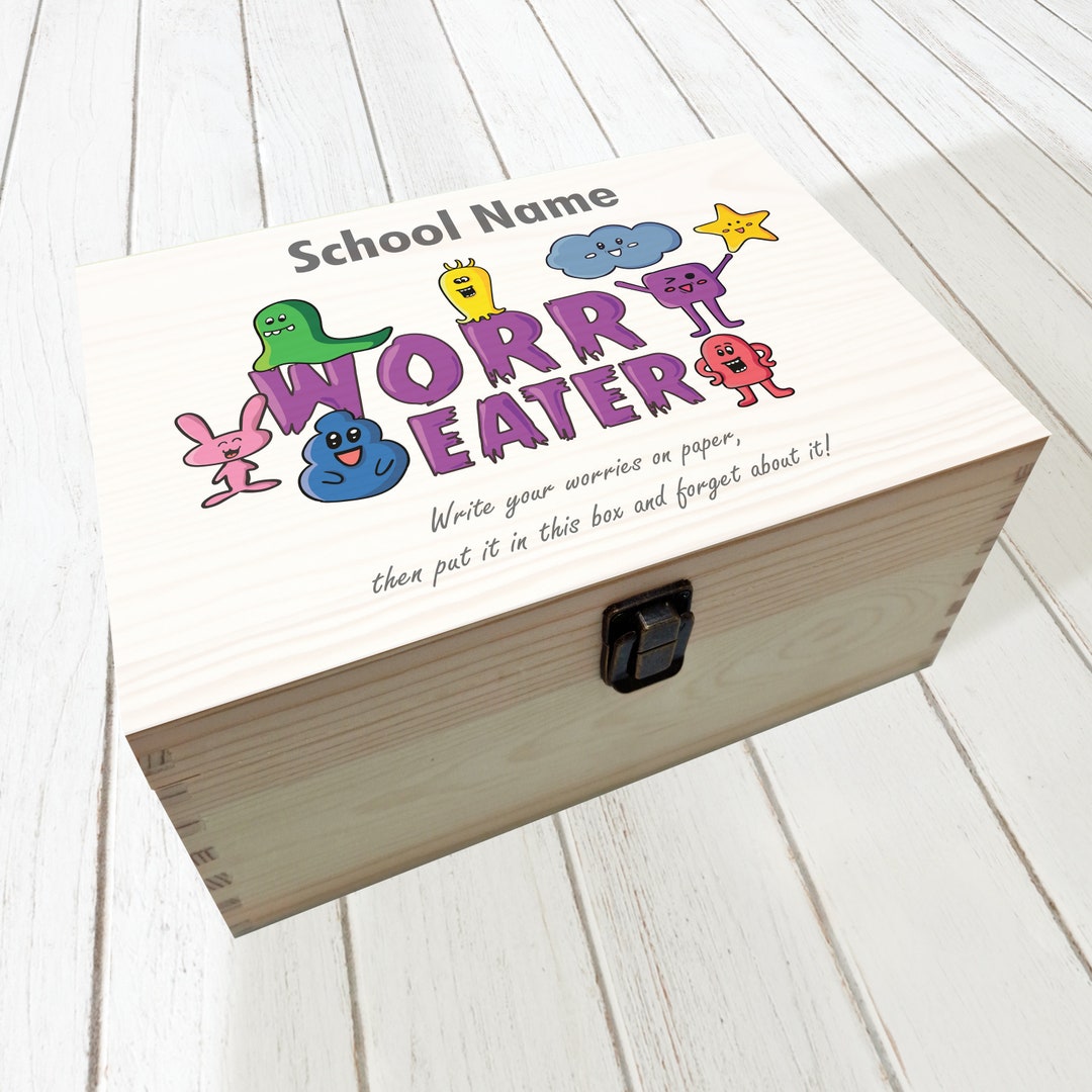 Personalised Mental Health Box Keepsake Box Mental Health Stress