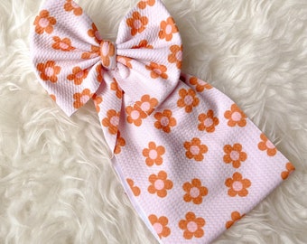 Boho Flower Power Print Schleife