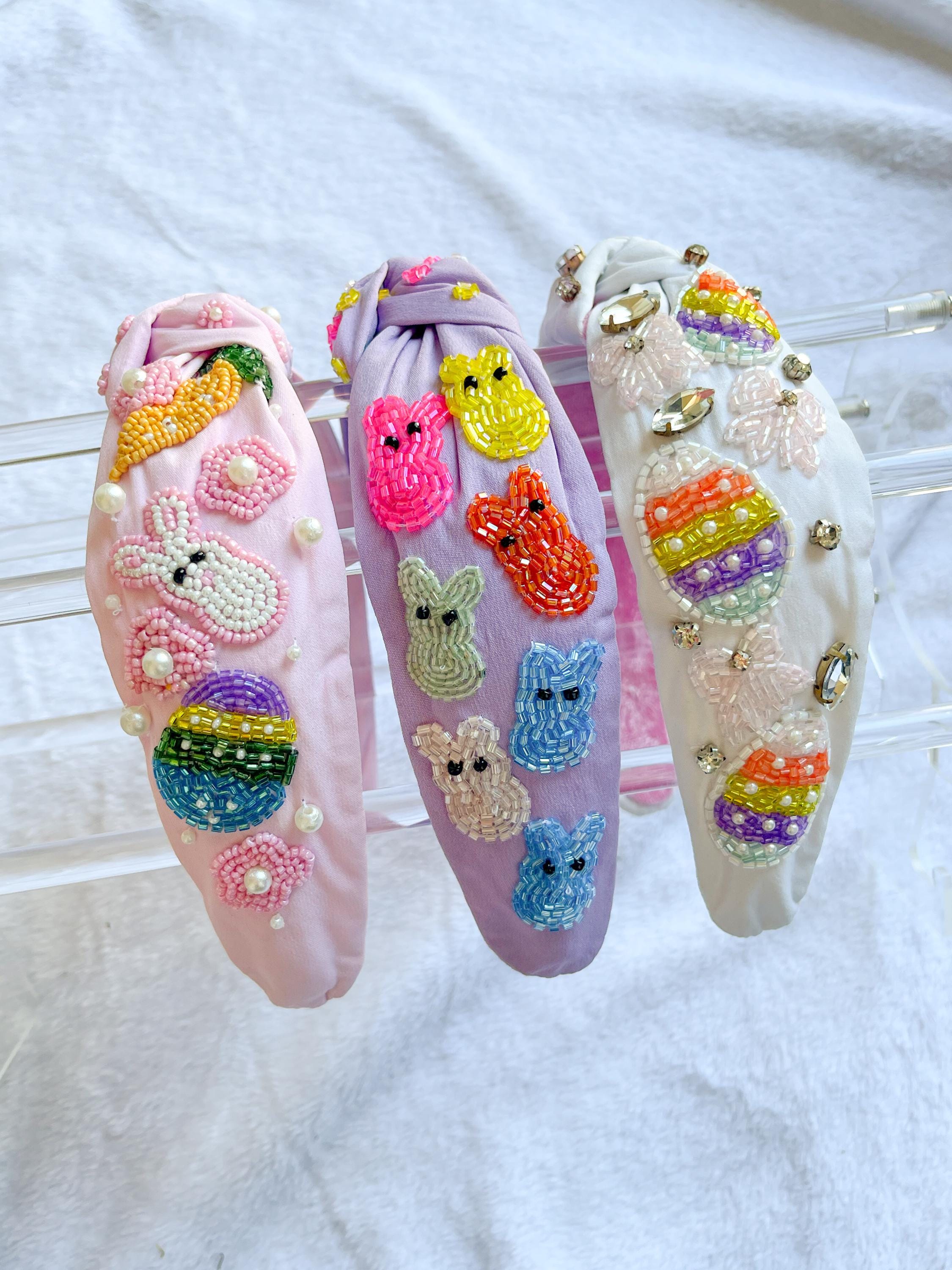 Beaded Bunny Headband - Etsy display picture 1