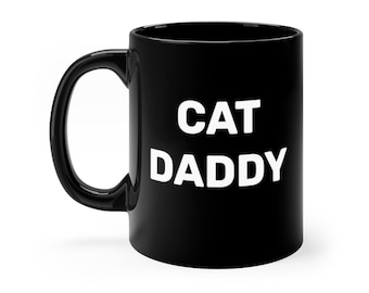 cat mom cat dad mug set