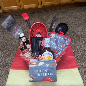 Barbecue Gift Basket | Fathers Day | Grilling Gift Basket ...