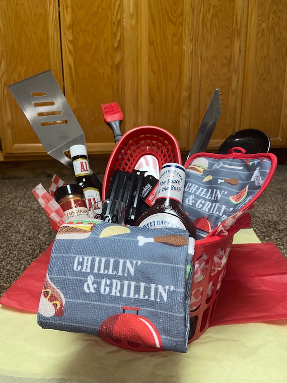 Barbecue Gift Basket Fathers Day Grilling Gift Basket Housewarming