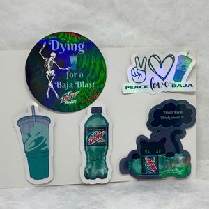 Baja Blast Sticker - Vinyl Decal Bundle Deal