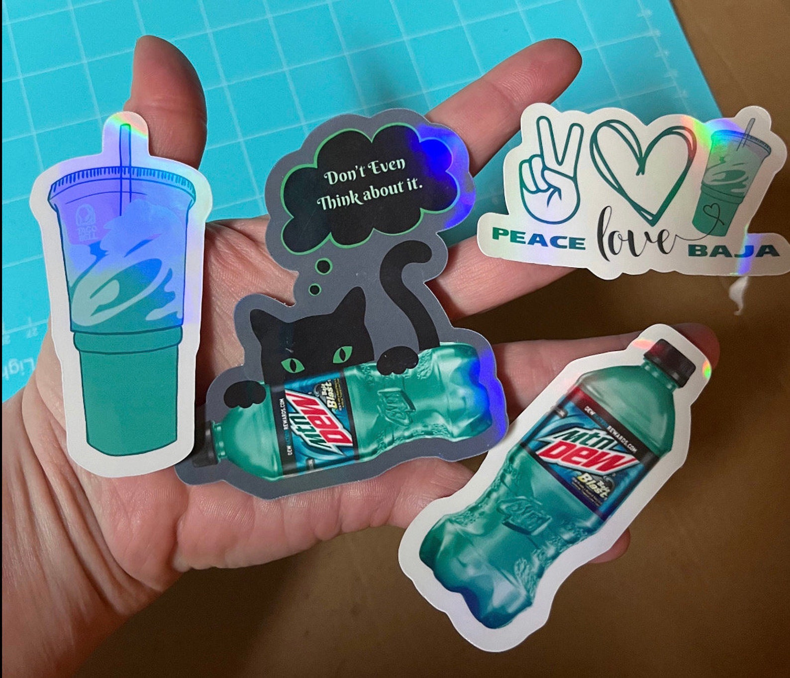 Baja Blast Sticker - Vinyl Decal Bundle Deal - Etsy