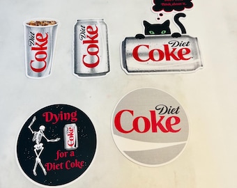 Diet Coke Inspired - Vinyl Sticker/ Decal Bundle Deal