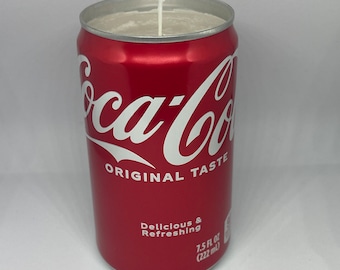 Coca Cola 7.5 oz Scented * Candle from Recycled Can