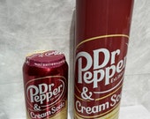 Dr Pepper Cream Soda Themed Gift Set with 12 oz Dr Pepper & Cream Soda Candle, and 20 Oz Tumbler, Really Smells Like Dr. Pepper