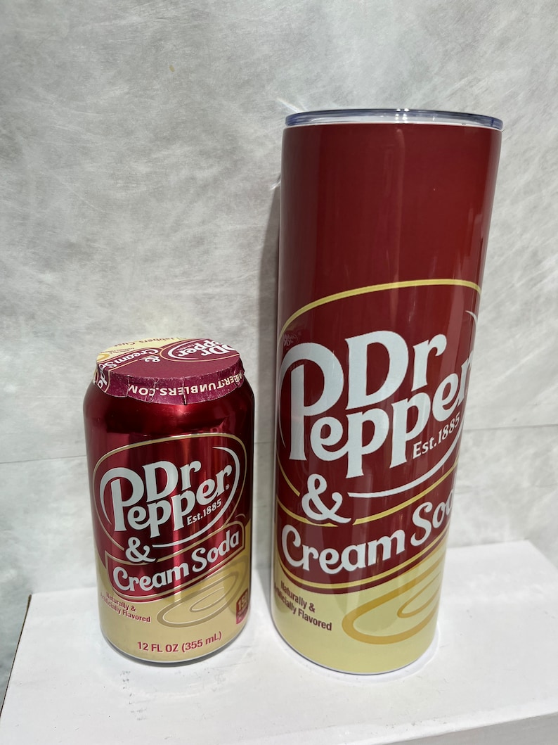Dr Pepper Cream Soda Themed Gift Set With 12 Oz Dr Pepper & Cream Soda