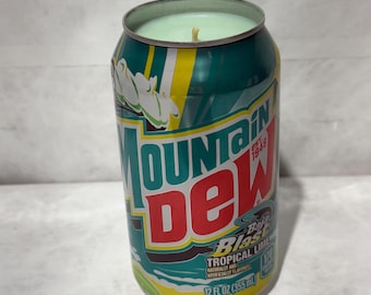 Mountain Dew Baja Blast Scented Candle 12oz, Really Smells Like Baja Blast