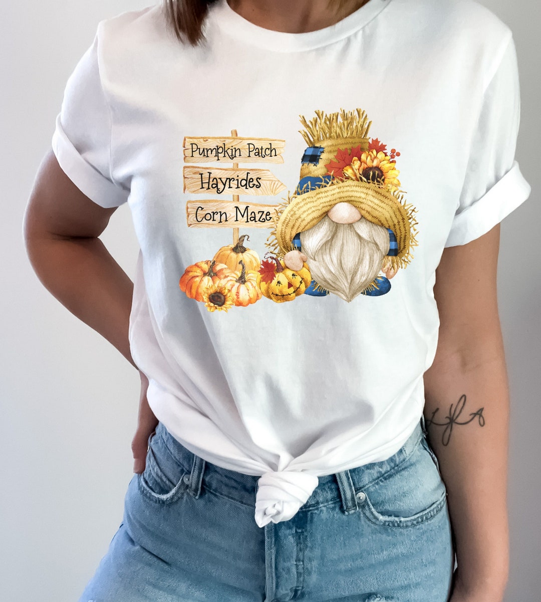 Cute Gnome Valentine's Day T-Shirt For Women - Love Heart Graphic Tee, Cozy Pink Vintage Top