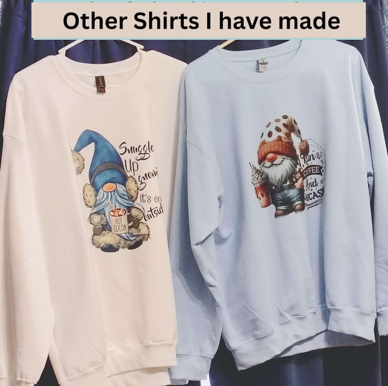 Gnome Coffee Sweatshirt - Life Happens Coffee Helps Sublimation Hoodie, Long Sleeve Tee, Gnome Lover Gift bild 9