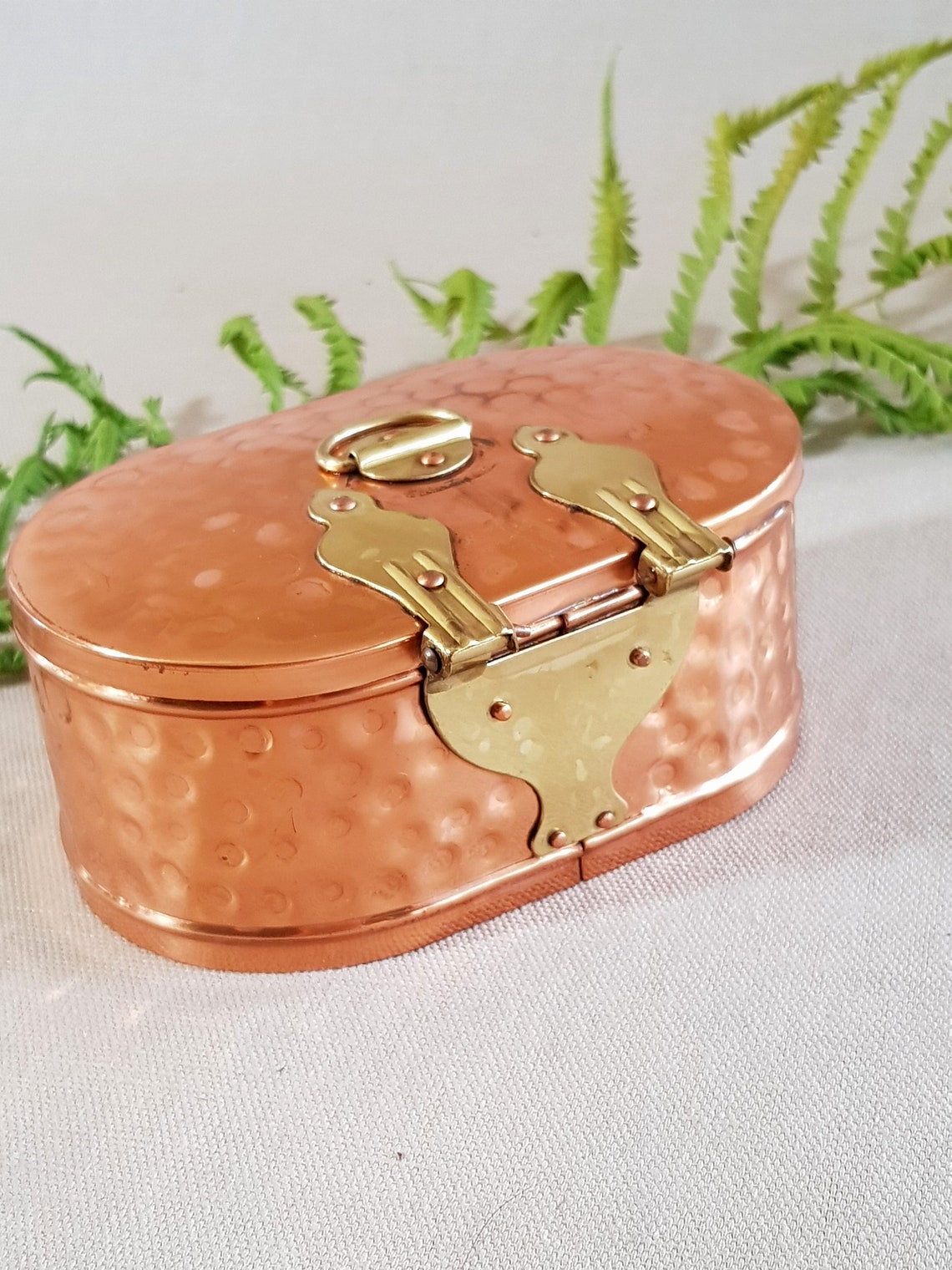 Vintage Copper Box. Traditional Swedish Vintage Hammered Sugar Etsy