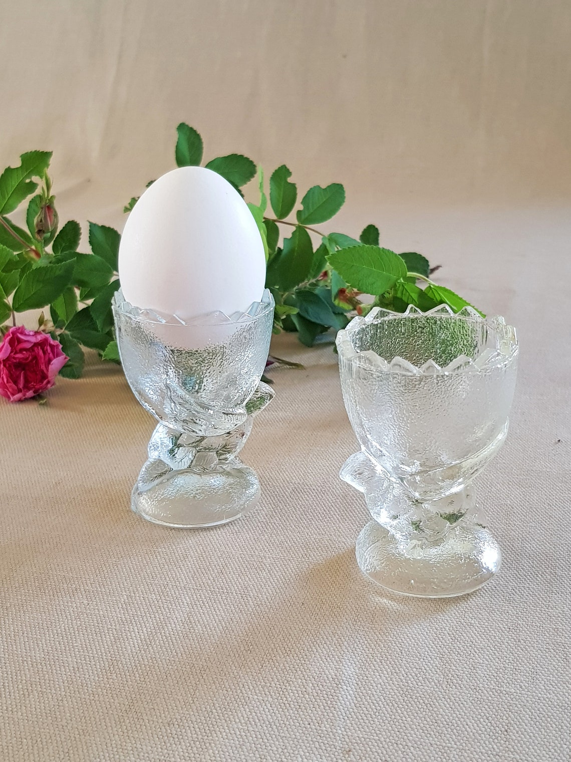 Egg cup holder. Glass egg holder. Stand for egg. Etsy