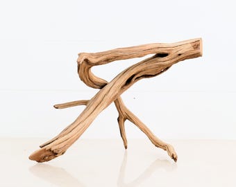 Manzanita 12" Branch, Aquascape Driftwood, Narrow Aquarium Wood, Natural Fish Tank Decor, Small Reptile Terrarium Enrichment