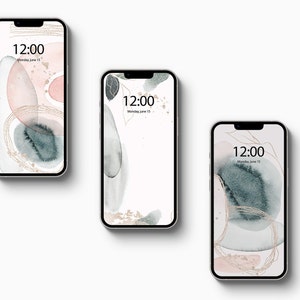 3 Wallpaper Watercolor iPhone • Android • Wallpaper • Background • Minimal Watercolor