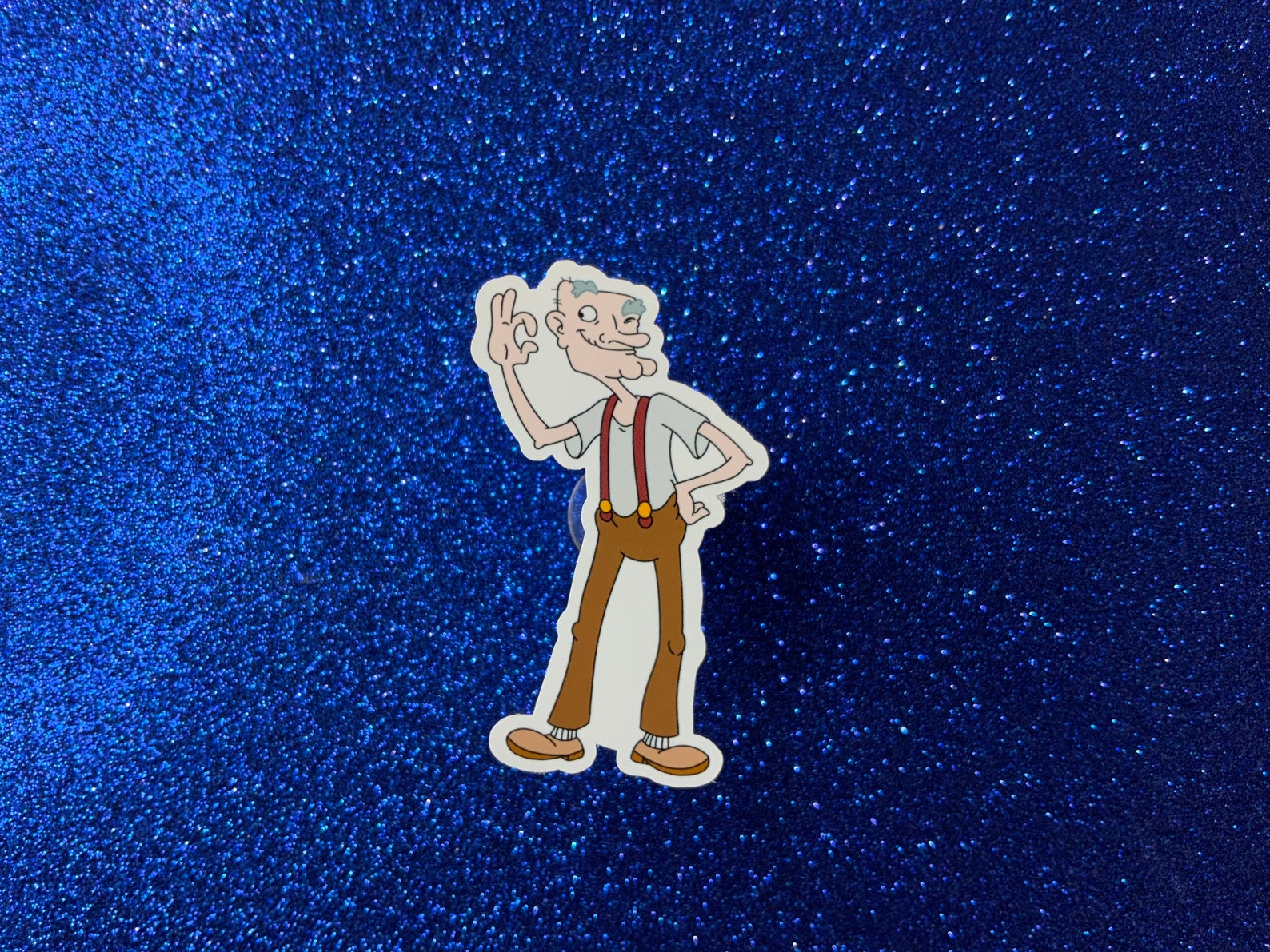 Grandpa Steely Phil Hey Arnold Die Cut Sticker / Water Etsy