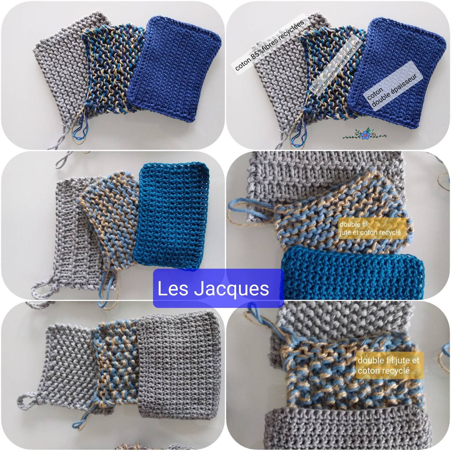 Tawashi - Les Jacques Éponges Tawashi Lot de 3