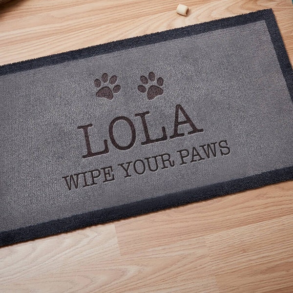 Wipe Your Paws Doormat | Personalised doormat | BoutiqueGifts