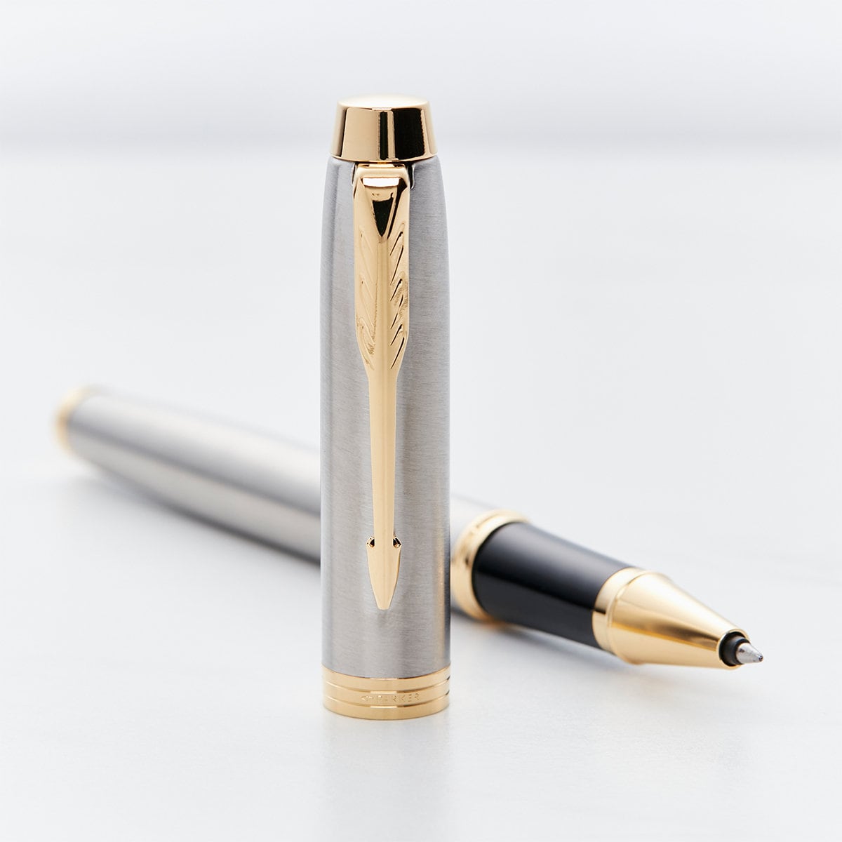 Parker IM Rollerball Pen Silver & Gold | Personalised Engraved