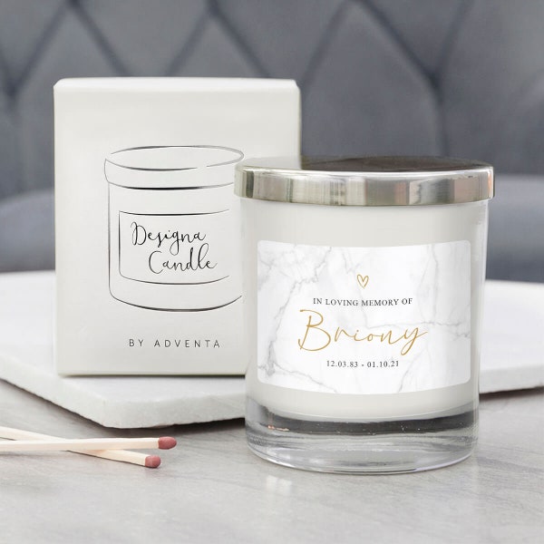 In Loving Memory Candle | Personalised Candle | Dispatched Next Working Day