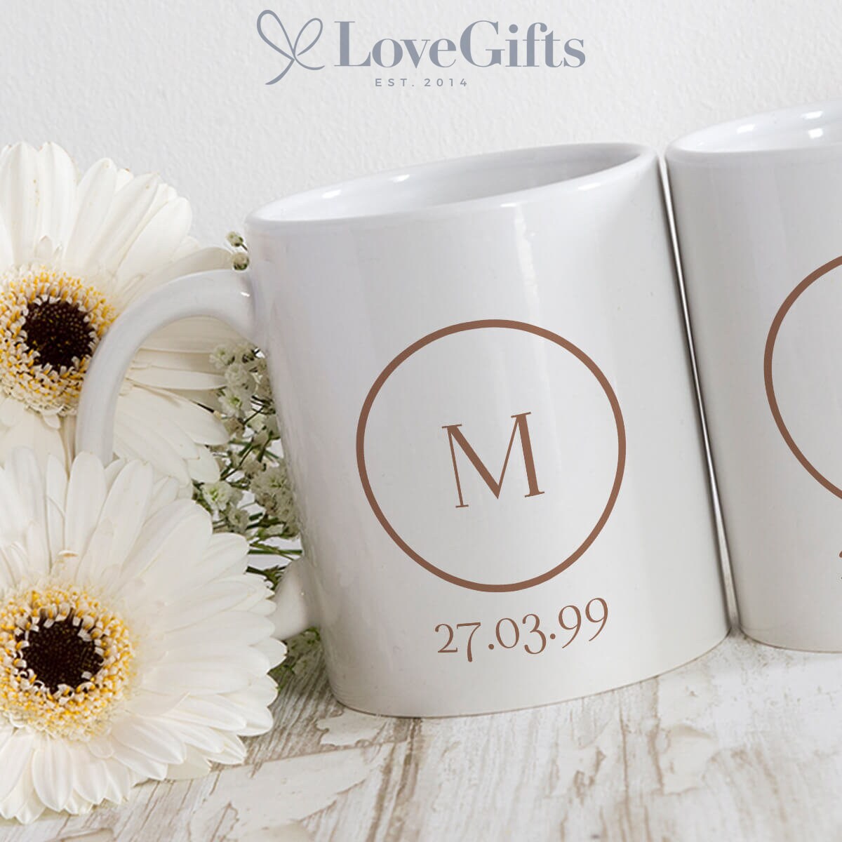 Wedding Ring Matching Mugs Personalised Etsy UK