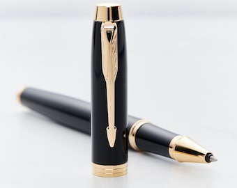Parker IM Rollerball Pen Black | Personalised Parker Pens | Dispatched Next Working Day