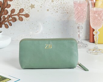 Avril Makeup Bag in Pear | Personalised Makeup Bag | Dispatched Next Working Day
