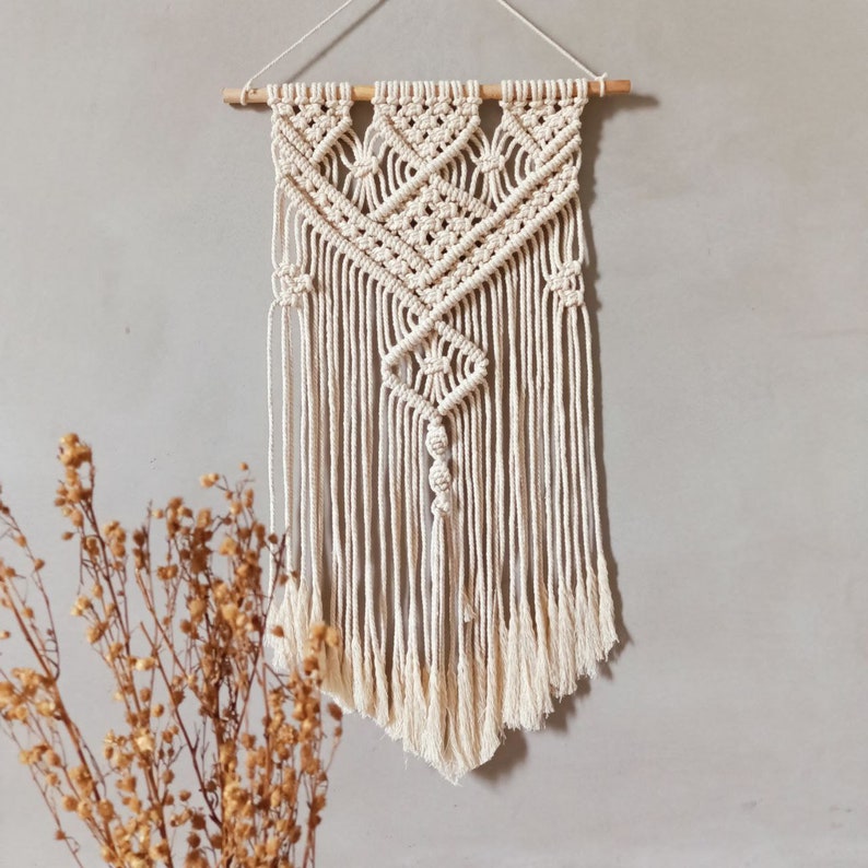 PDF Macrame Wall Hanging Tutorial Easy Macrame Wall (Download Now) Etsy