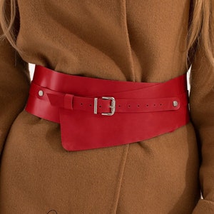 Genuine leather corset belt, Wide leather waist belt, Wide dress belt, Leather obi belt, Leather cincher belt, Leather underbust corset belt