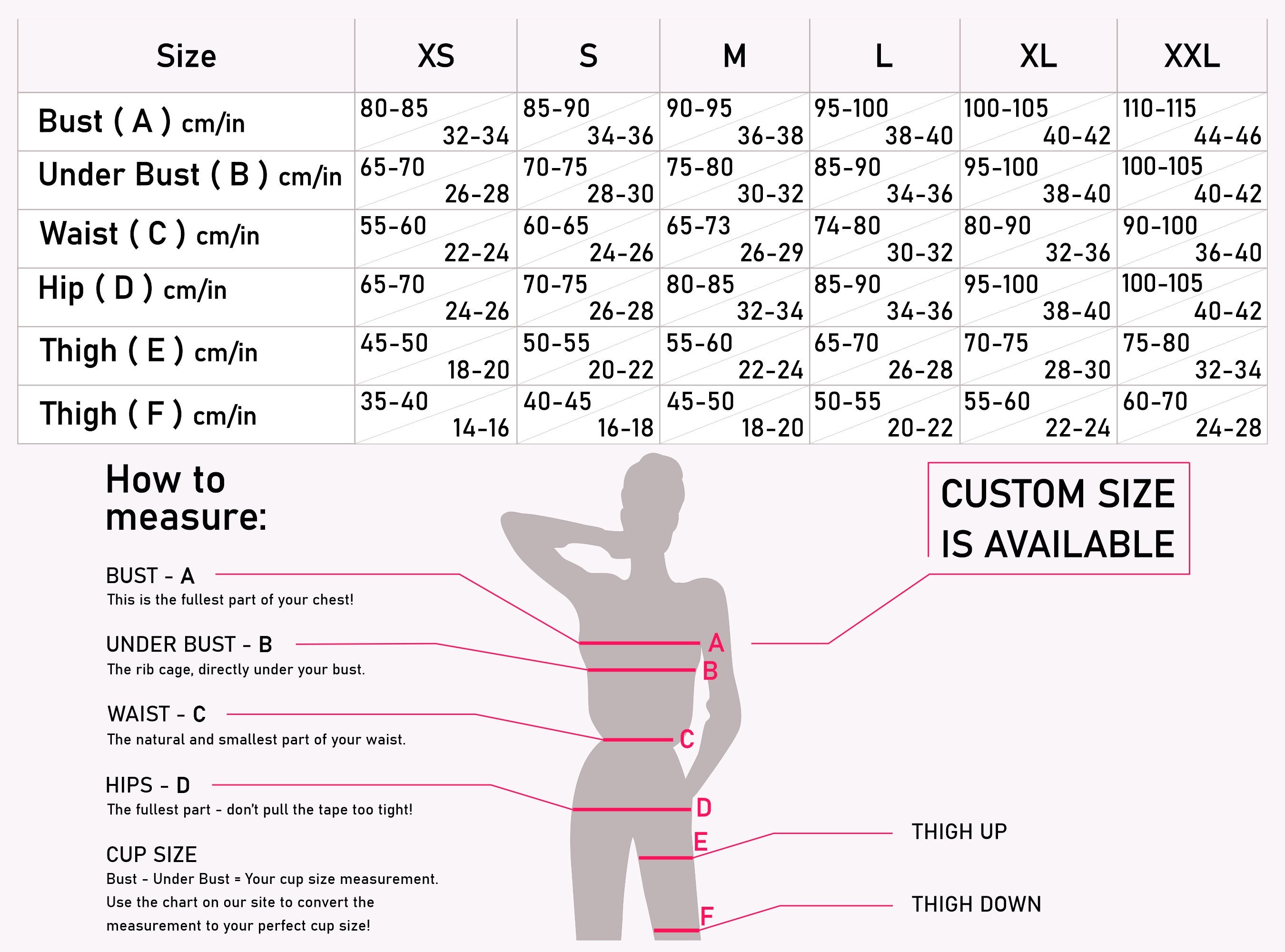 What Do Women's Clothing Sizes (XS to 3XL) and Numbers Mean? - Bellatory