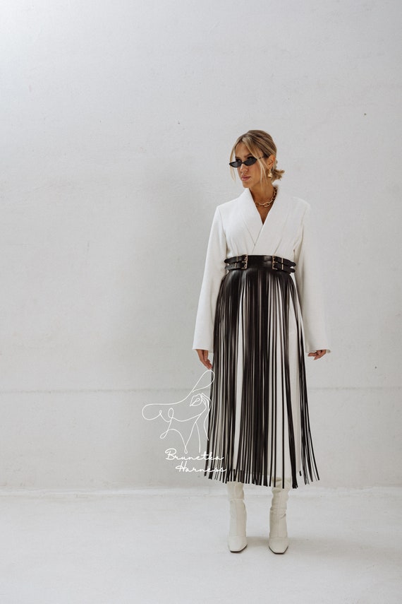 Belt skirt festival sale
