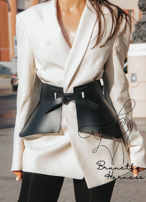Waist Peplum Belt,leather Peplum Belt,peplum Skirt Belt,harness