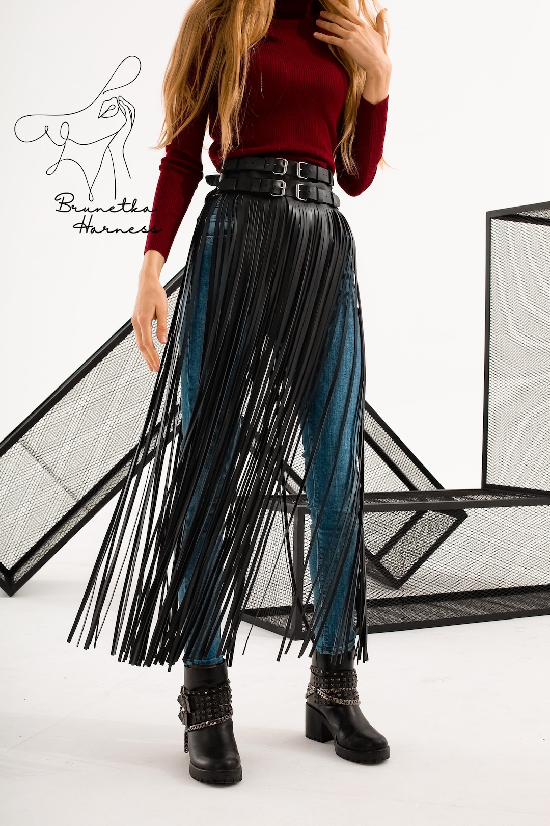 FRINGE BELT SET MERMAID SKIRT ブラック 2025年最新】fringe belt set mermaid skirtの人気アイテム
