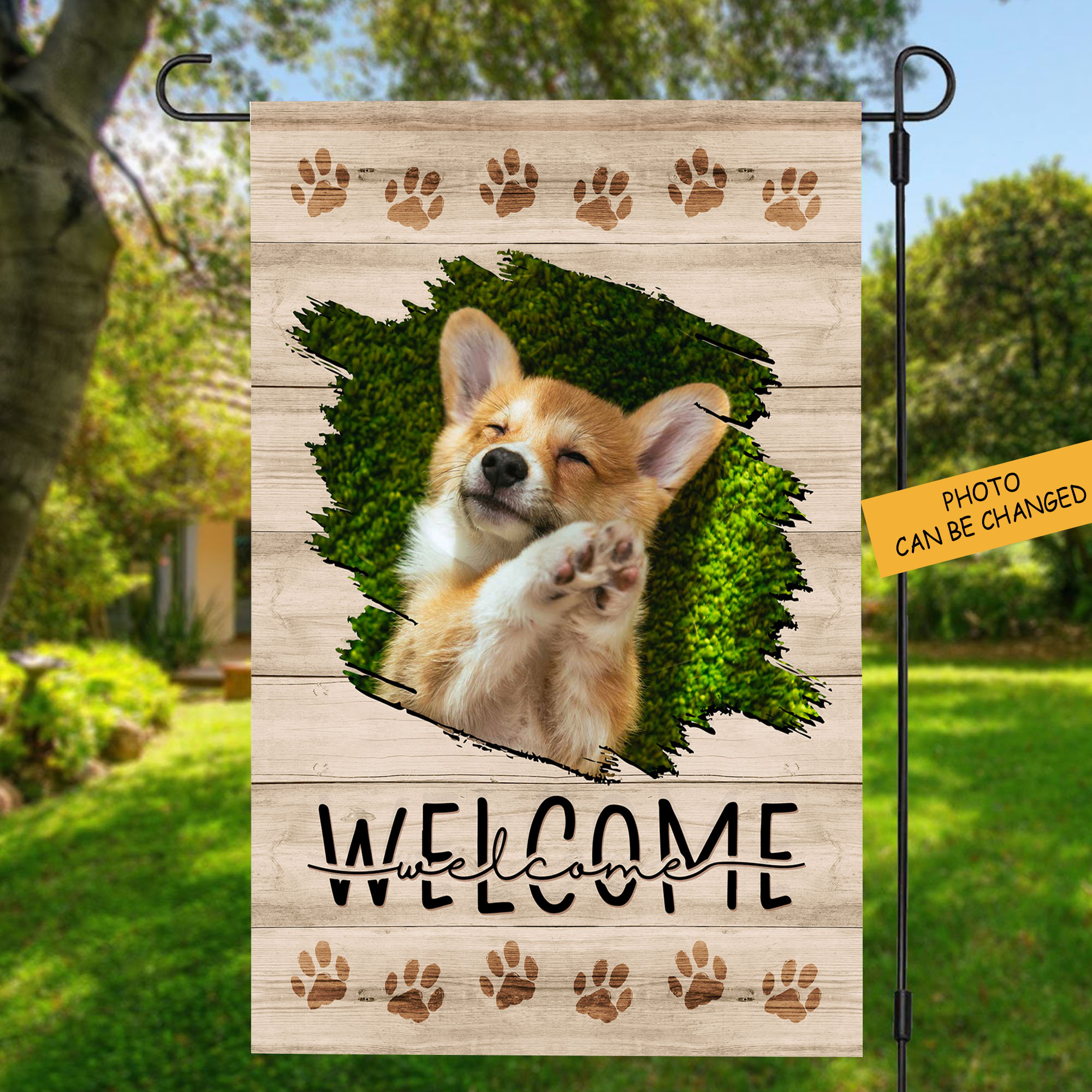 Personalized Pet Flag Garden Gift Flag For Dog Cat Etsy