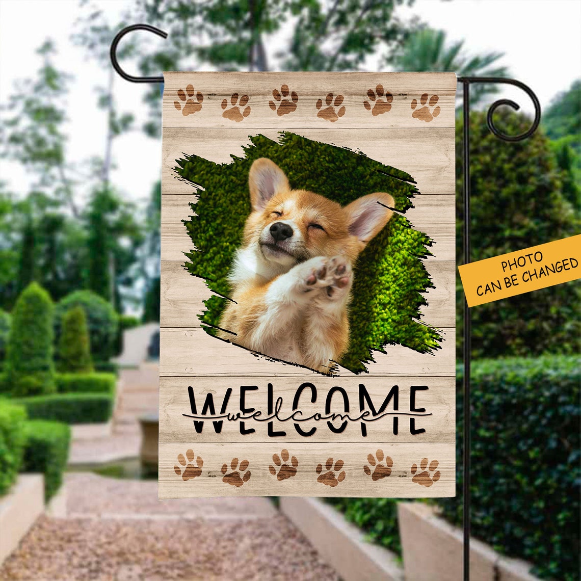 Personalized Pet Flag Garden Gift Flag For Dog Cat Etsy