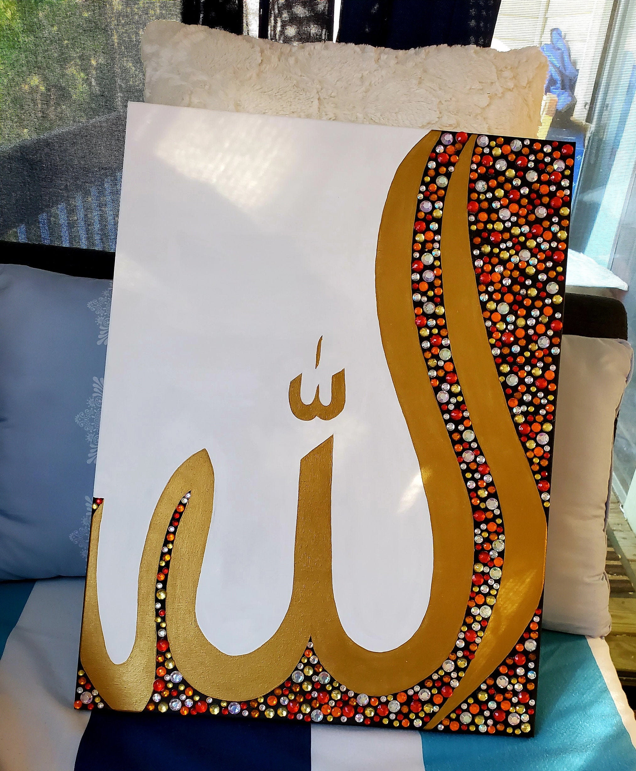 Islamic Arabic Calligraphy (allah - Muhammad) - Etsy