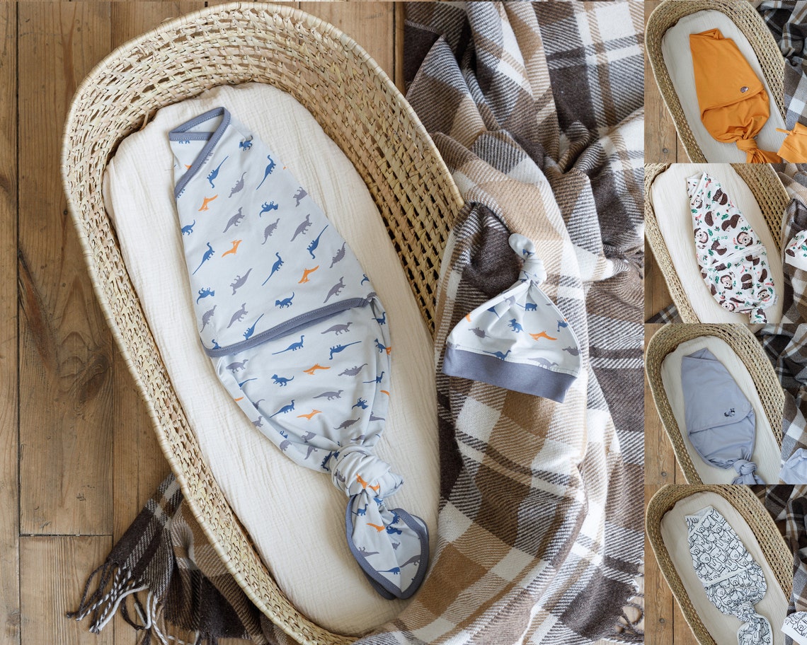 Baby oversize swaddling with velcro Set swaddling blanket Etsy